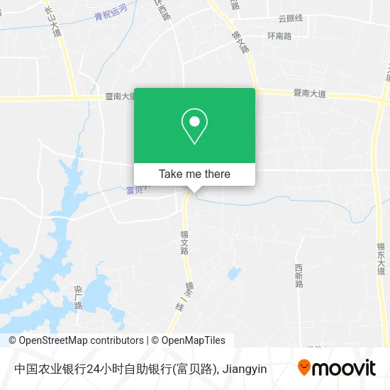 中国农业银行24小时自助银行(富贝路) map