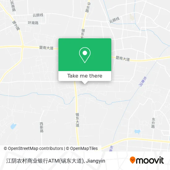 江阴农村商业银行ATM(锡东大道) map