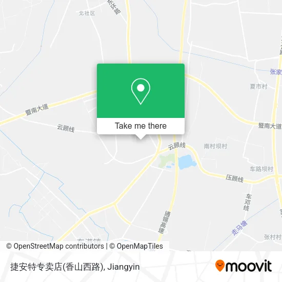 捷安特专卖店(香山西路) map