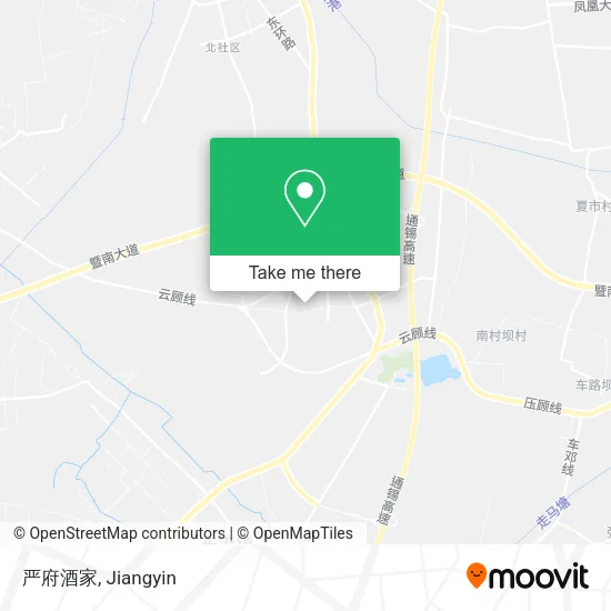 严府酒家 map