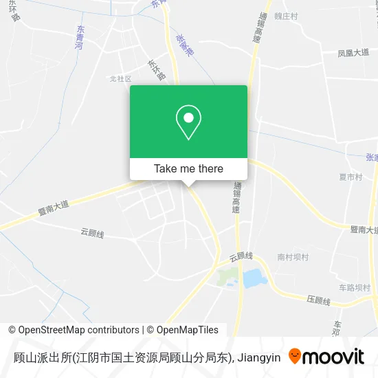 顾山派出所(江阴市国土资源局顾山分局东) map