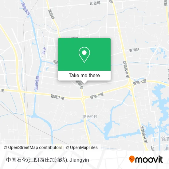 中国石化(江阴西庄加油站) map