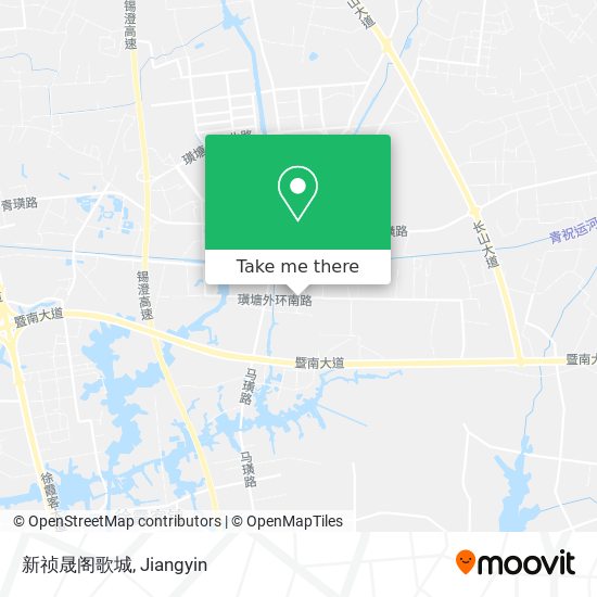 新祯晟阁歌城 map