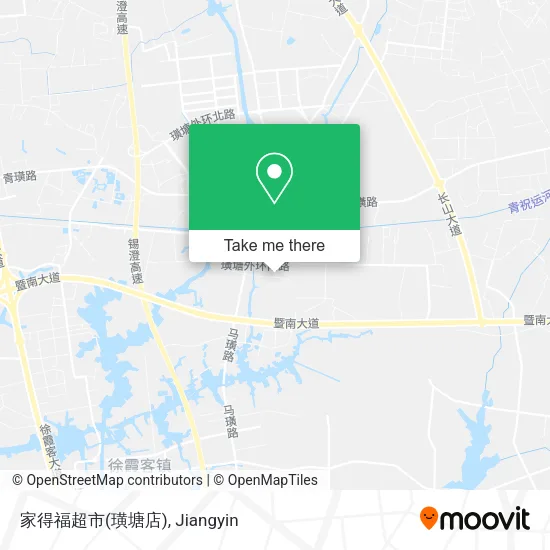家得福超市(璜塘店) map