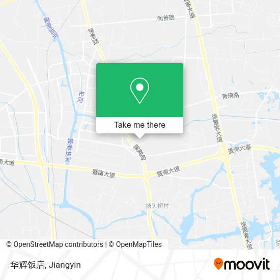 华辉饭店 map