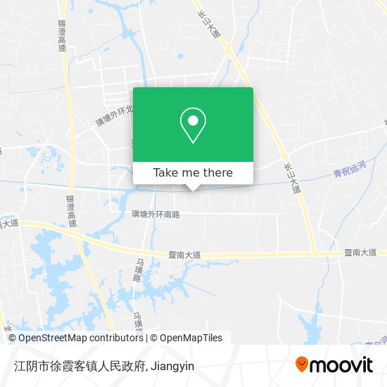 江阴市徐霞客镇人民政府 map