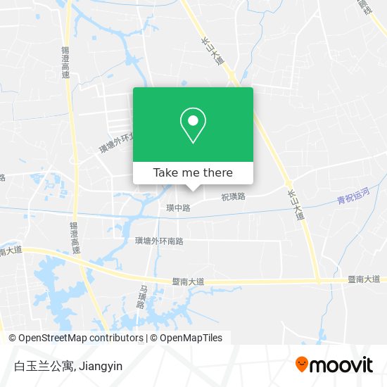 白玉兰公寓 map