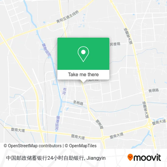 中国邮政储蓄银行24小时自助银行 map