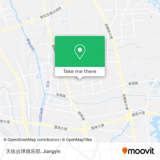 天佑台球俱乐部 map