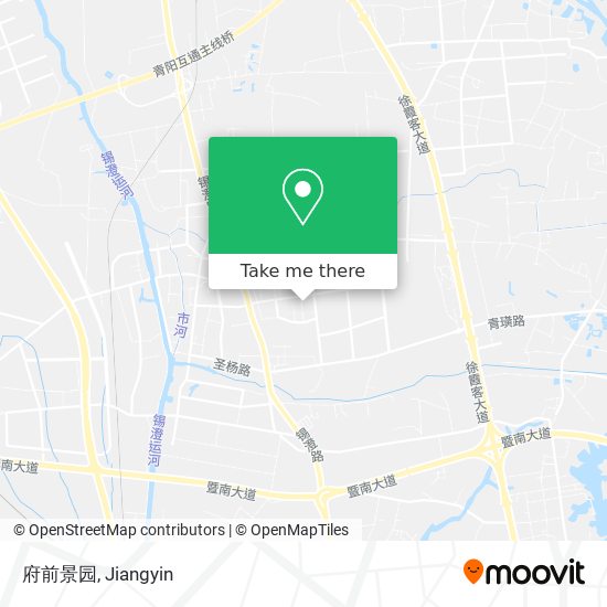 府前景园 map