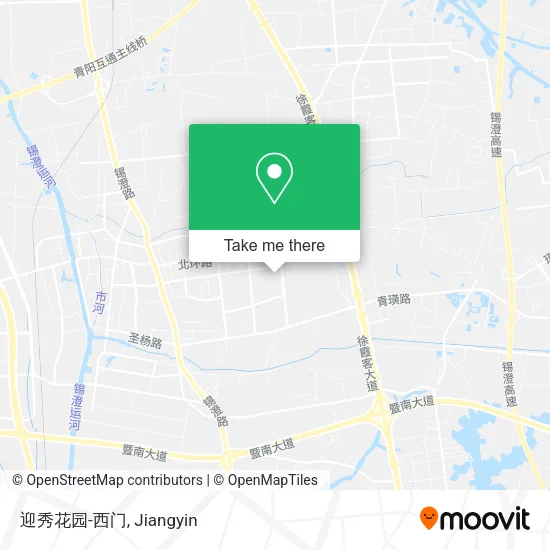 迎秀花园-西门 map