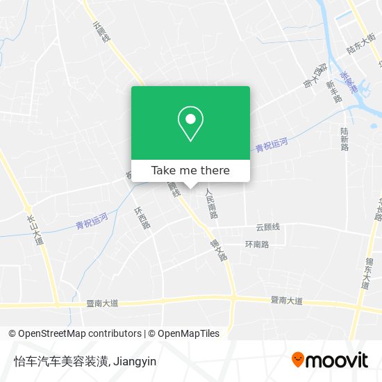 怡车汽车美容装潢 map