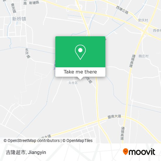 吉隆超市 map