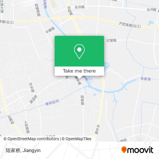 陆家桥 map