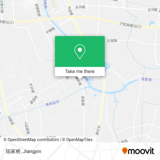 陆家桥 map