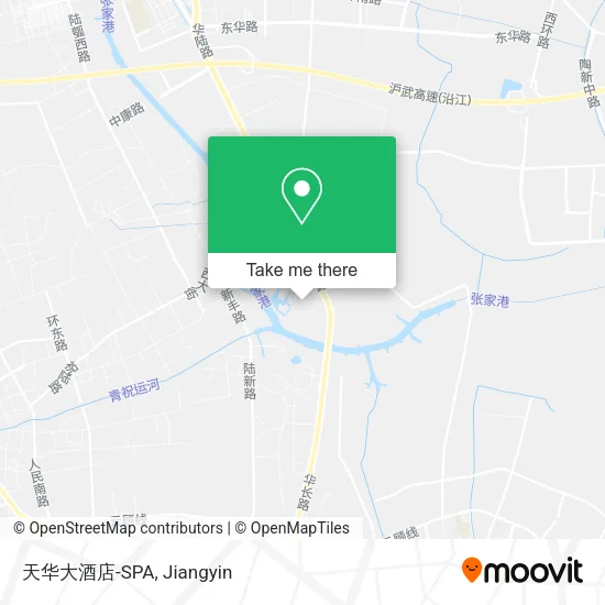 天华大酒店-SPA map