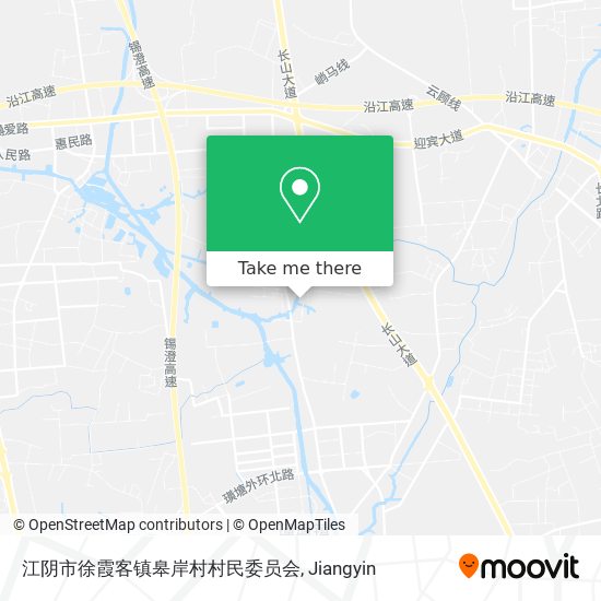 江阴市徐霞客镇皋岸村村民委员会 map