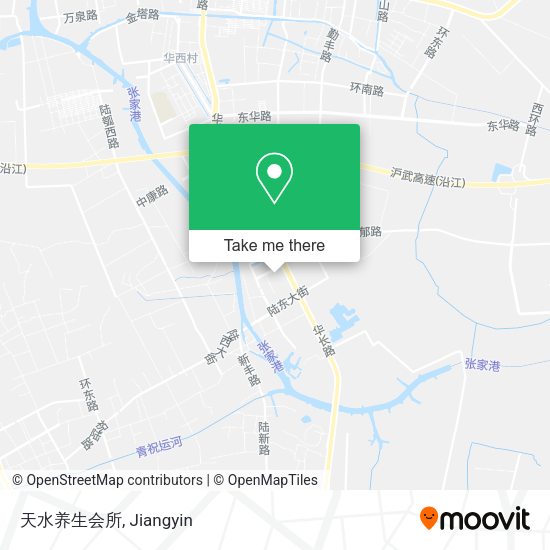 天水养生会所 map