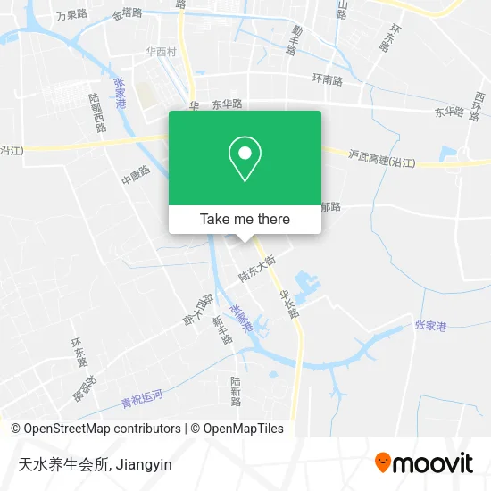 天水养生会所 map