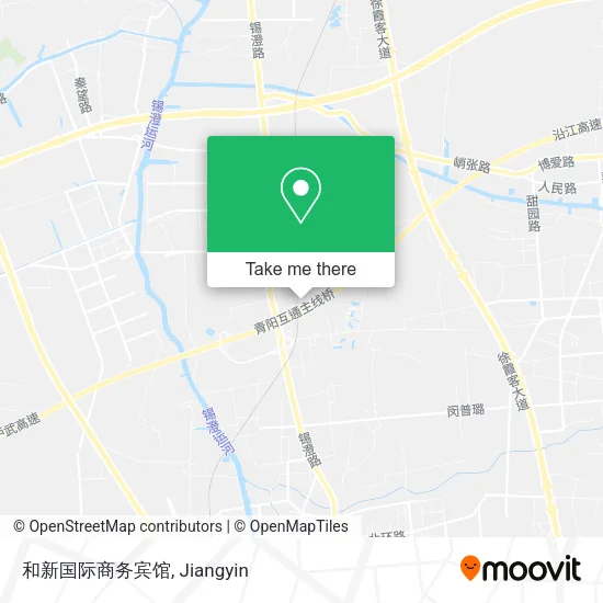 和新国际商务宾馆 map