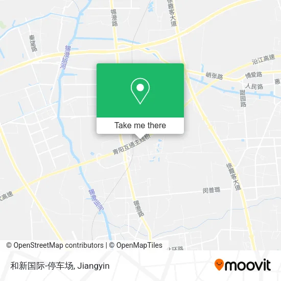 和新国际-停车场 map