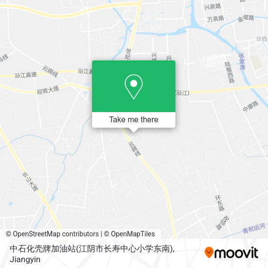 中石化壳牌加油站(江阴市长寿中心小学东南) map