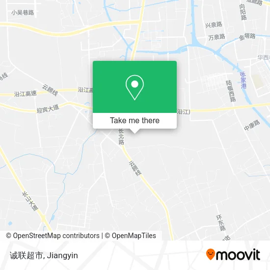 诚联超市 map
