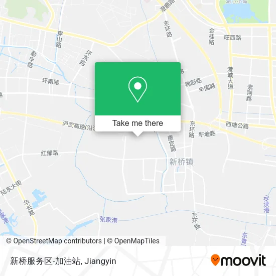 新桥服务区-加油站 map