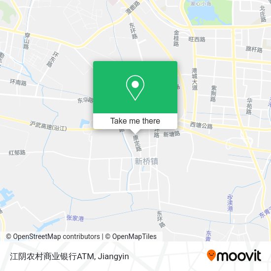 江阴农村商业银行ATM map