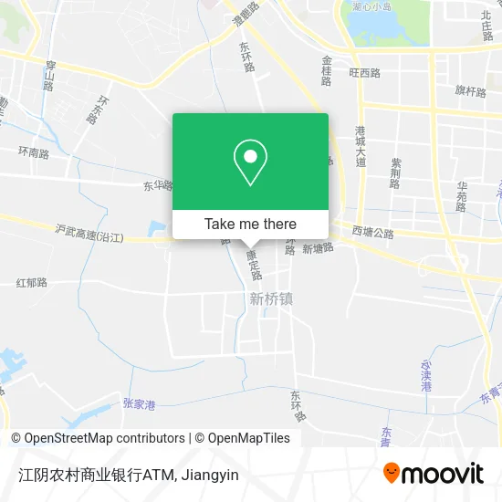 江阴农村商业银行ATM map