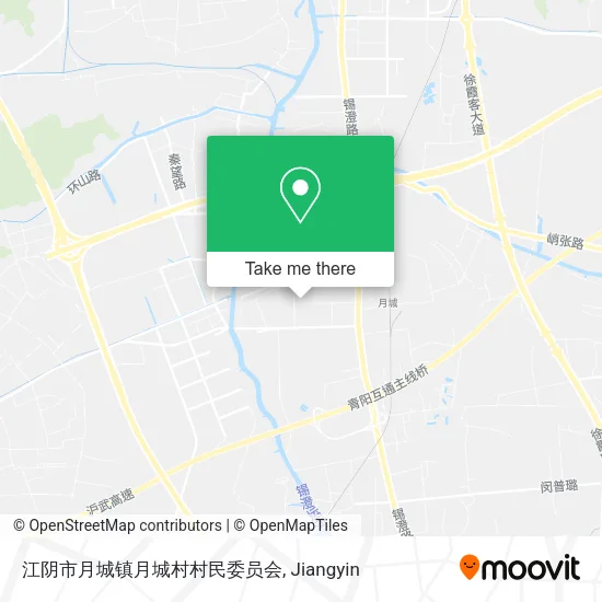 江阴市月城镇月城村村民委员会 map