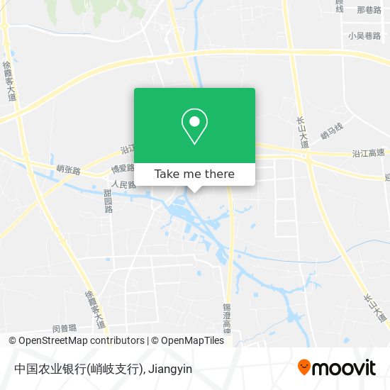 中国农业银行(峭岐支行) map