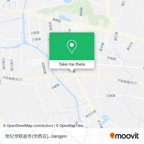 世纪华联超市(华西店) map