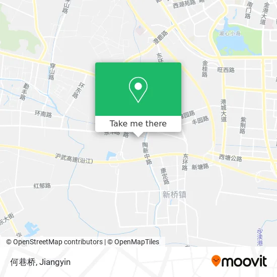 何巷桥 map