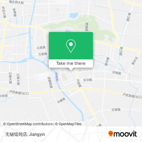无锡馄饨店 map
