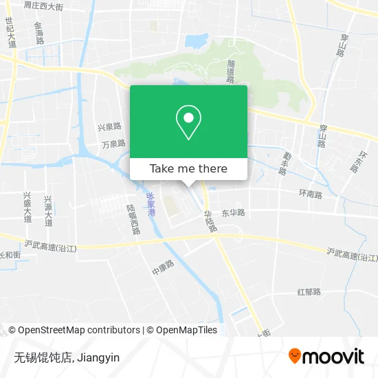 无锡馄饨店 map