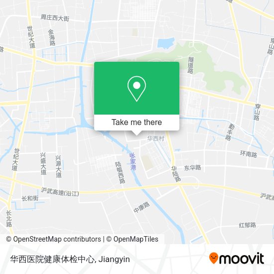 华西医院健康体检中心 map