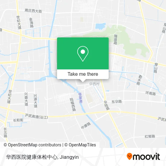 华西医院健康体检中心 map