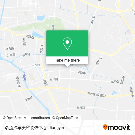 名流汽车美容装饰中心 map