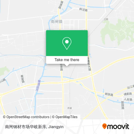 南闸钢材市场华岐新库 map