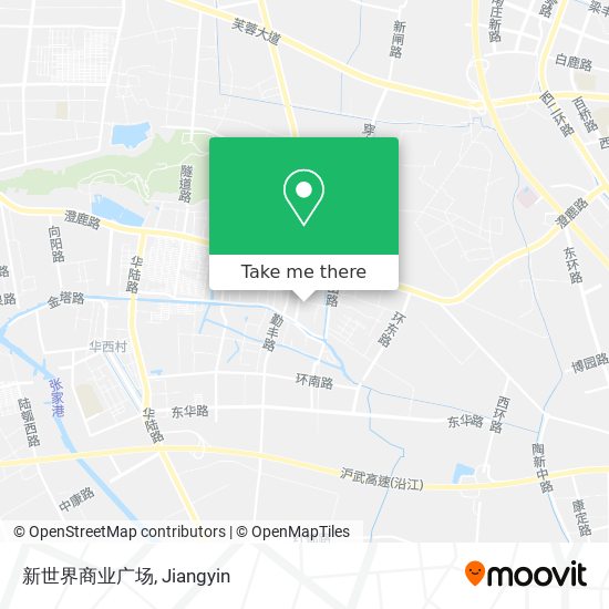 新世界商业广场 map