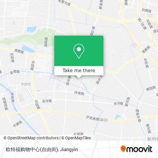 欧特福购物中心(自由街) map