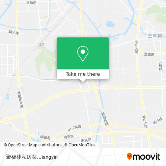 聚福楼私房菜 map