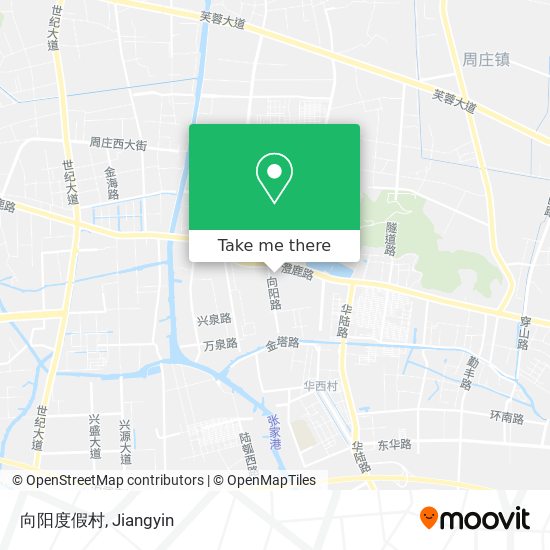 向阳度假村 map