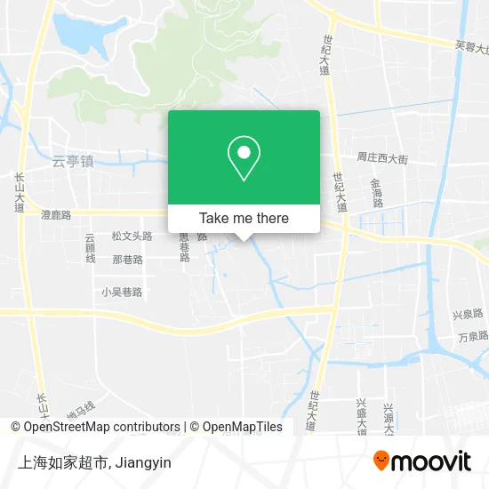 上海如家超市 map
