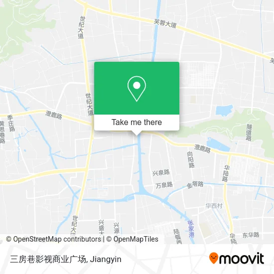 三房巷影视商业广场 map