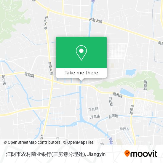 江阴市农村商业银行(三房巷分理处) map