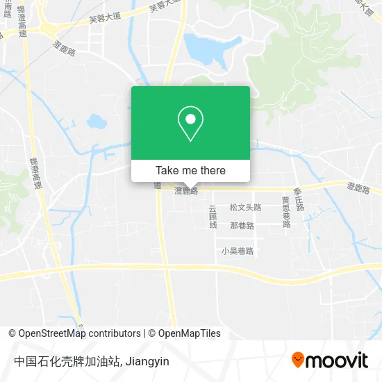 中国石化壳牌加油站 map