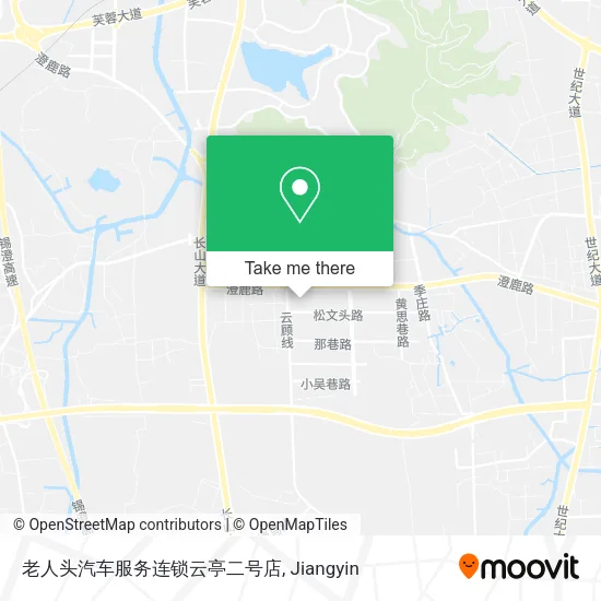 老人头汽车服务连锁云亭二号店 map