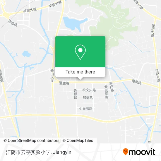 江阴市云亭实验小学 map